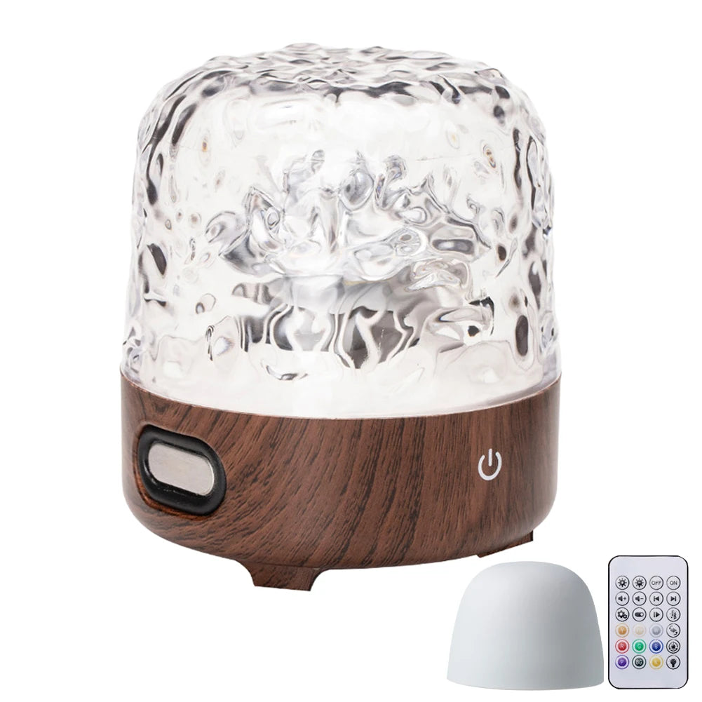 Ocean Wave Projector Light 16 Colors Atmosphere Lights with Remote & Touch Control Bluetooth Speaker Projector Night Lights