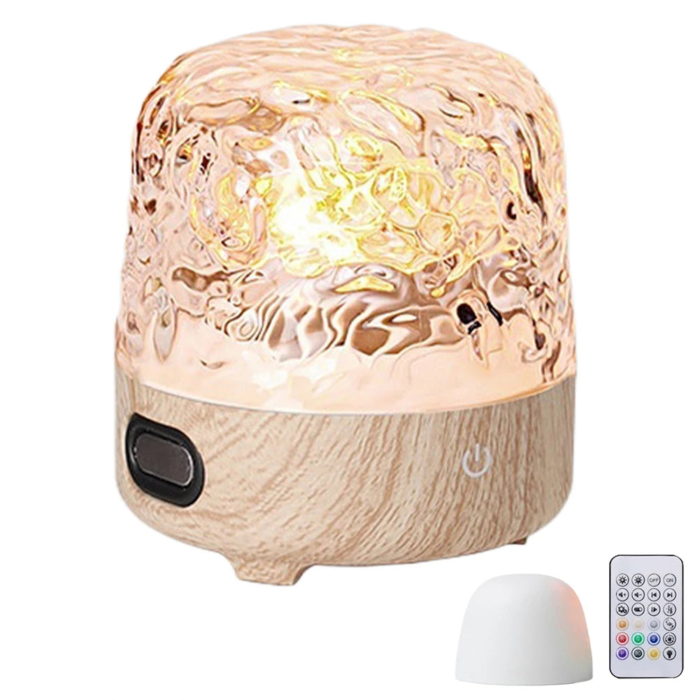 Ocean Wave Projector Light 16 Colors Atmosphere Lights with Remote & Touch Control Bluetooth Speaker Projector Night Lights
